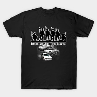 Thank You For Your Service Veteran Military INC T-Shirt